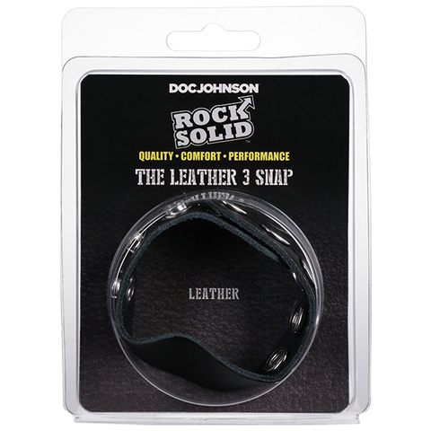 Rock Solid - 5 Snap - Leather