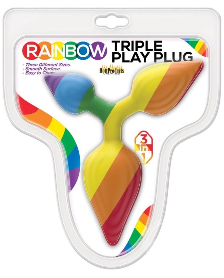 Rainbow Triple Play Plug B.B. USA Online Store Rainbow Triple Play Plug B.B. USA Online Store