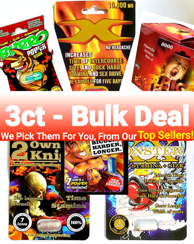 Mixed Pills - Bulk Deal - 3ct - B.B. USA Online Store