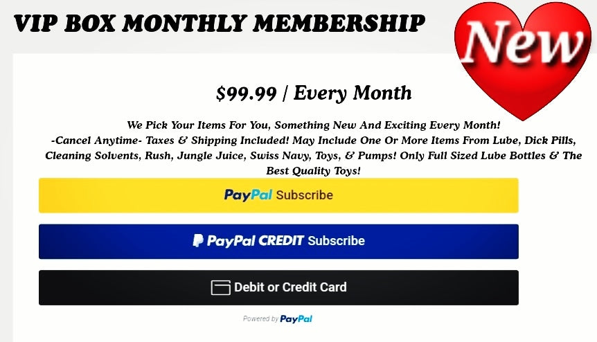 Vip Box Menu Newly Updated VIP Box Monthly Membership – B.B. USA Online Store