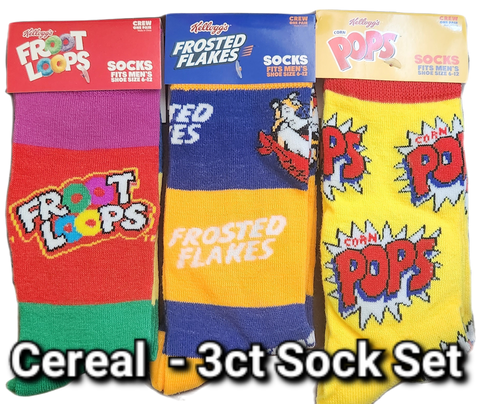 Cereal- 3ct Sock Set