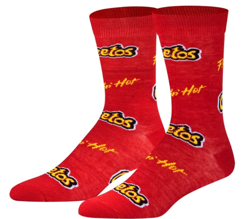 Cheetos Flaming Hot Socks