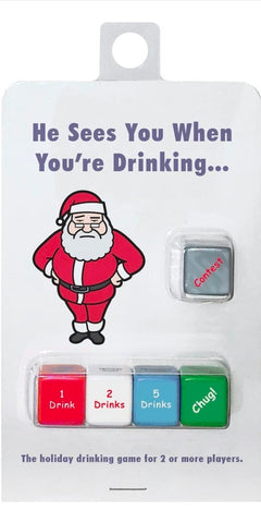 Holiday Dice Drinking Game