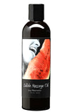 Earthly Body - Edible Massage Oil - 8oz - B.B. USA Online Store