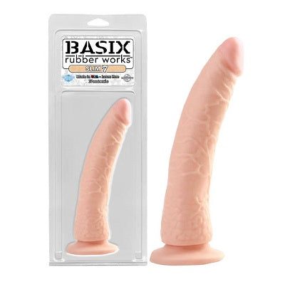Basix Dong Slim 7 With Suction Cup 7 Inch - B.B. USA Online Store