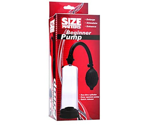 Size Matters - Beginner Pump - Clear - B.B. USA Online Store