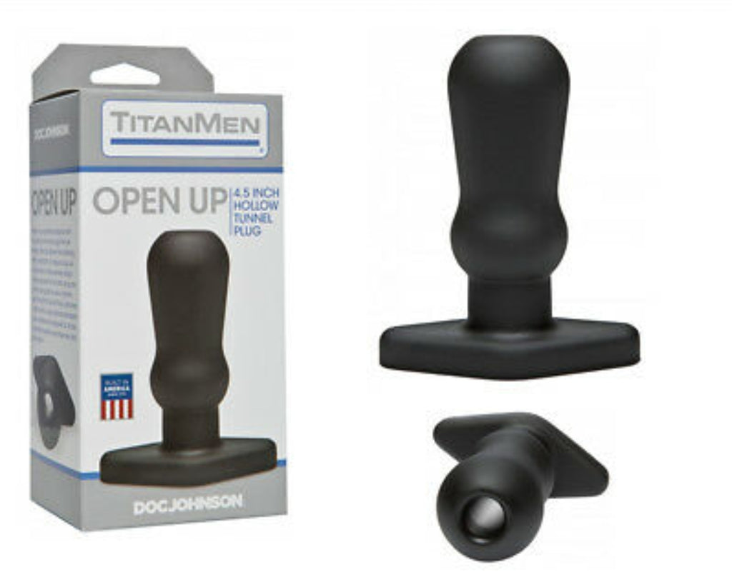 TitanMen - Open Up - Hollow Tunnel Plug B.B. USA Online Store TitanMen - Open Up - Hollow Tunnel Plug B.B. USA Online Store