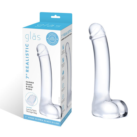 Glas - realistic curved - 7in - B.B. USA Online Store